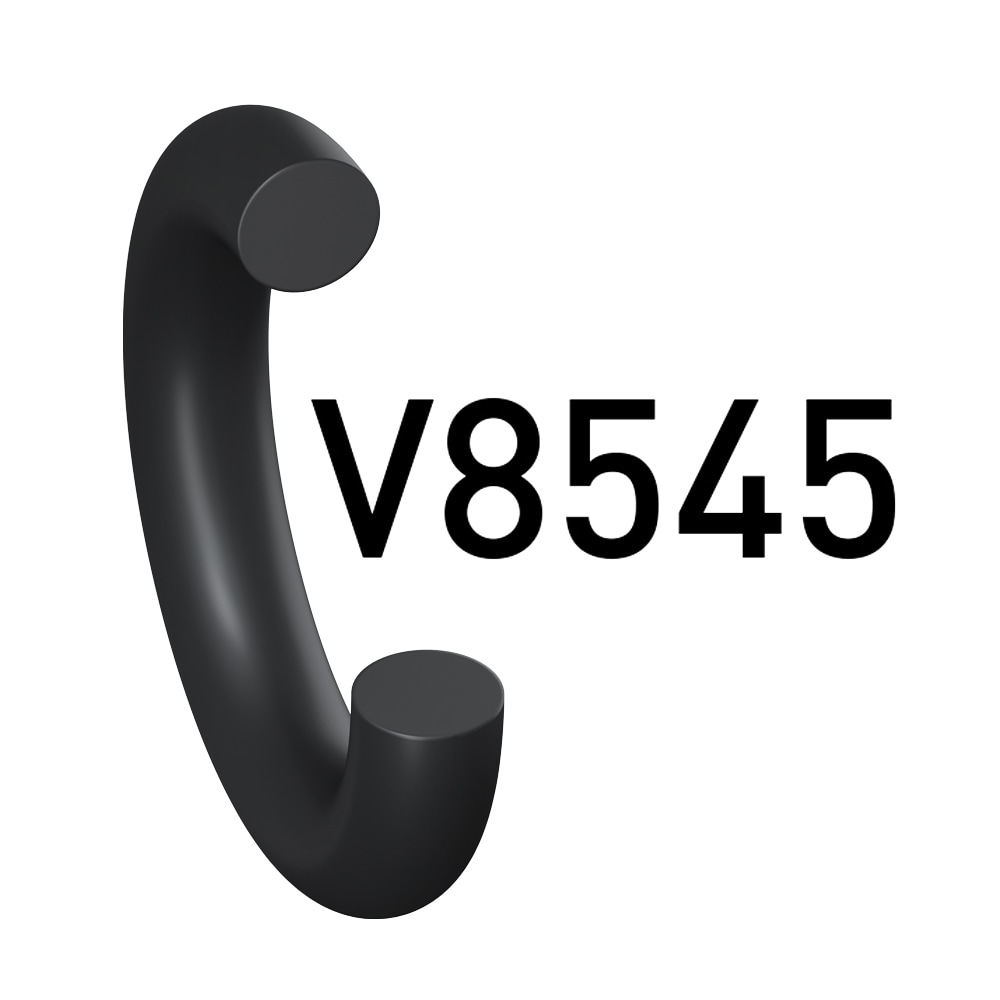 全氟O形圈，邵氏A硬度75度，黑色（Praedifa系列V8545-75,Parofluor)