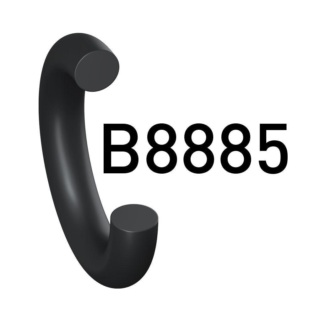 氯丁基橡胶O形圈,邵氏硬度70,一般工业应用 (Prädifa系列 B8885-70)