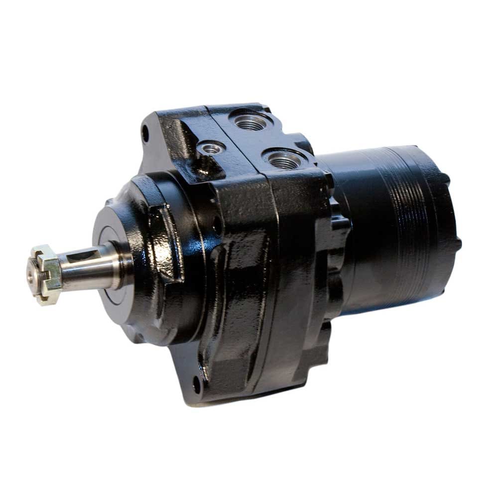 Torqmotor™ BG 系列中载刹车马达, 在 TG 马达 (至 1-3/8" 出口) 上加装一个鼓型驻车刹车组成
