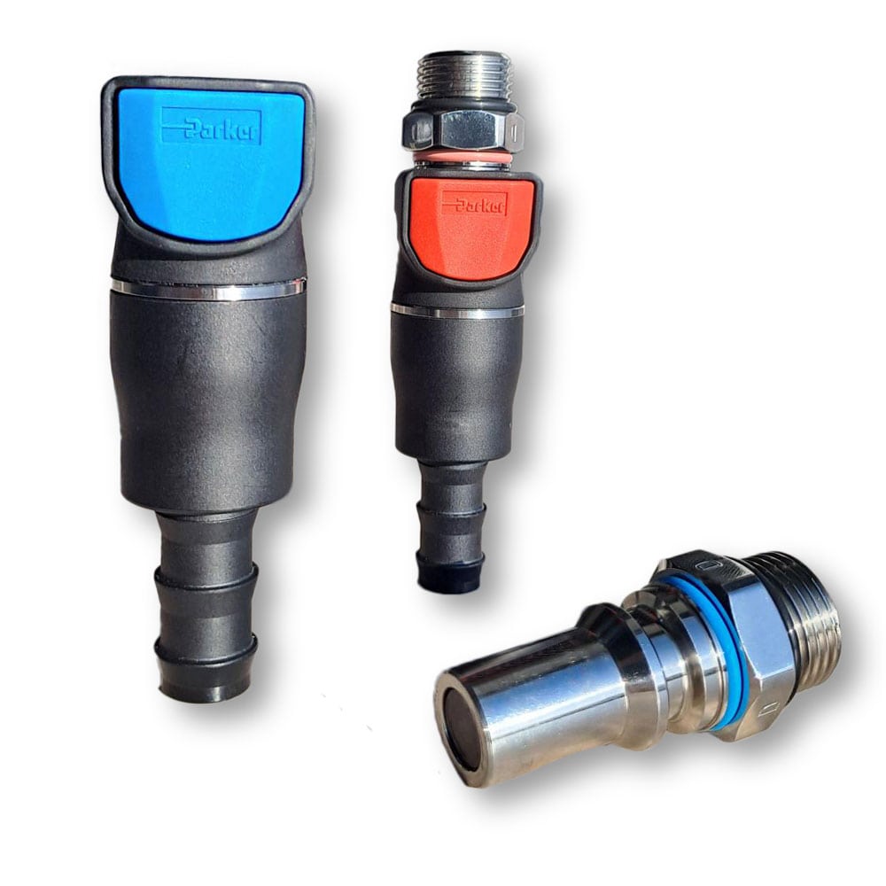 派克用于液冷的按钮式通用快速接头(Universal Quick Disconnect Couplings)- UQD 系列