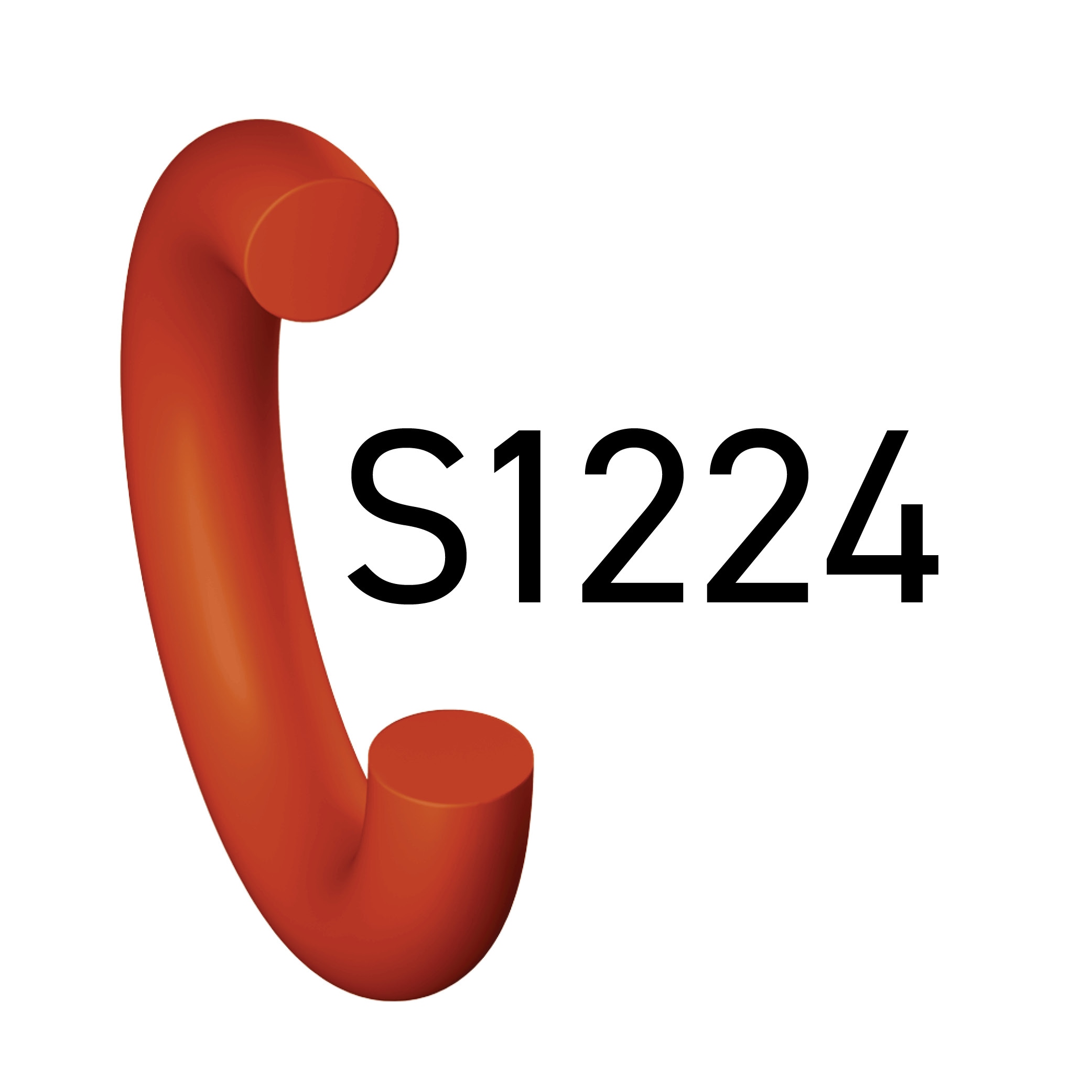 70硬度硅橡胶O形圈，铁锈色，适用于军事／航空航天（S1224-70 ZZ-R）