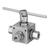 4B系列 承压10,000 PSI 球阀-四通