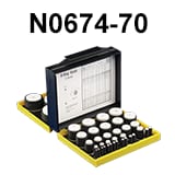 70 度丁腈橡胶O型圈成套工具箱,黑色,UL 认证