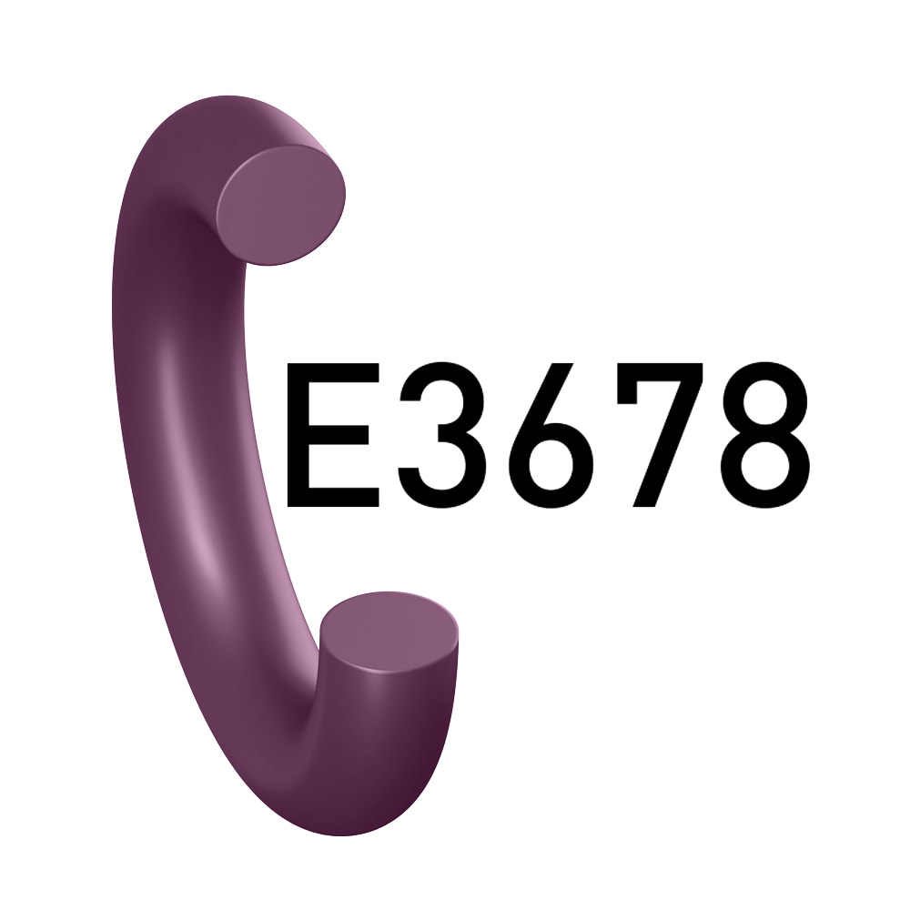 乙丙橡胶 O 型圈,80度,宽泛的应用,黑色 (Praedifa 系列 E3678-80)