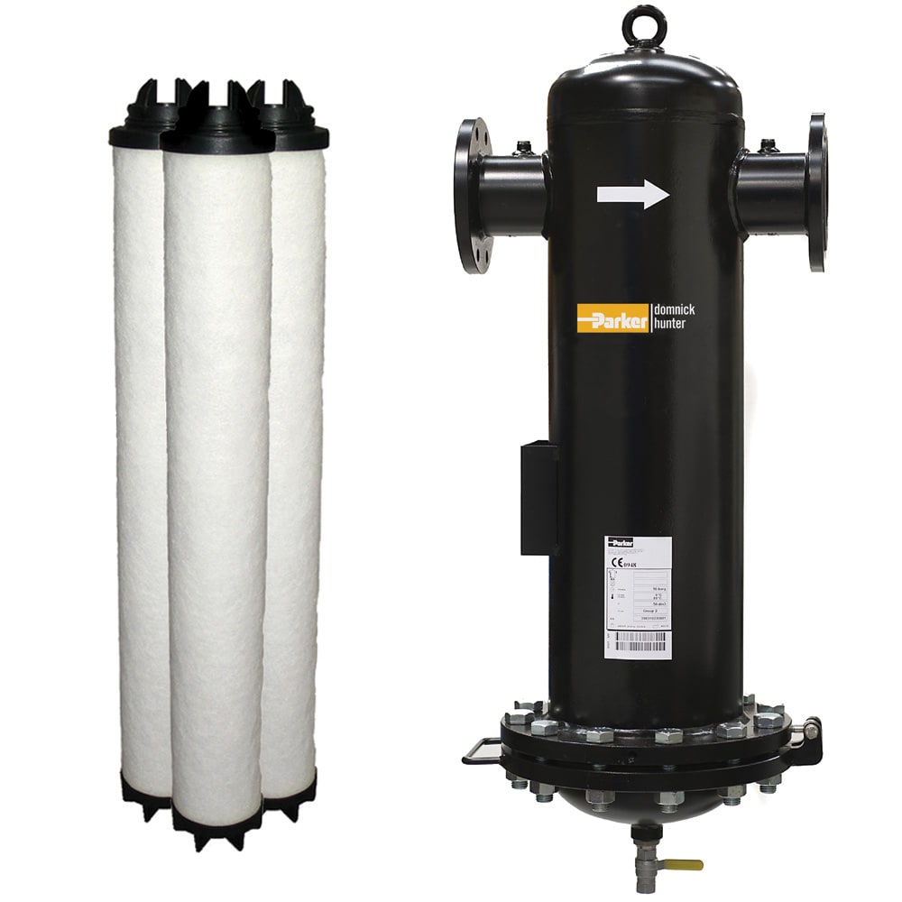 碳钢过滤器壳体（OIL-X / EVOLUTION / FL）真正的压缩空气替换滤芯
