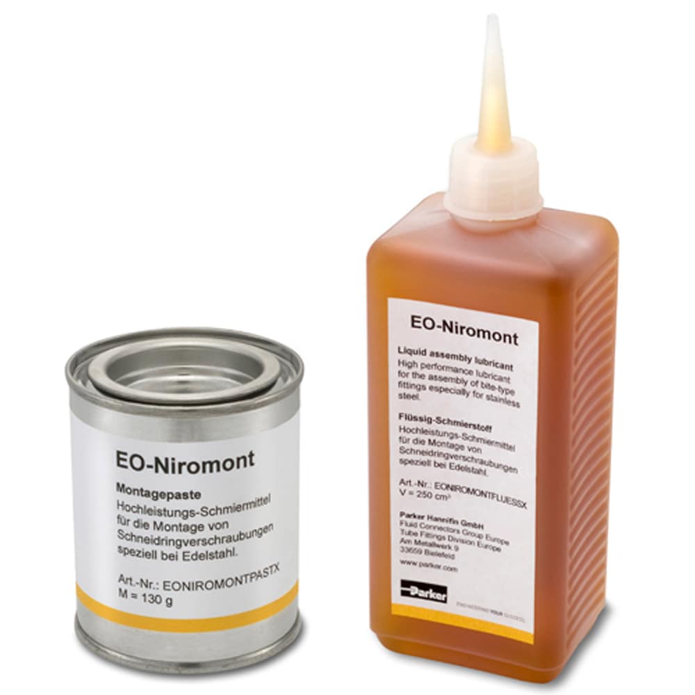 EO-NIROMONT润滑油,用于接头装配,扩口和成形工具的润滑。