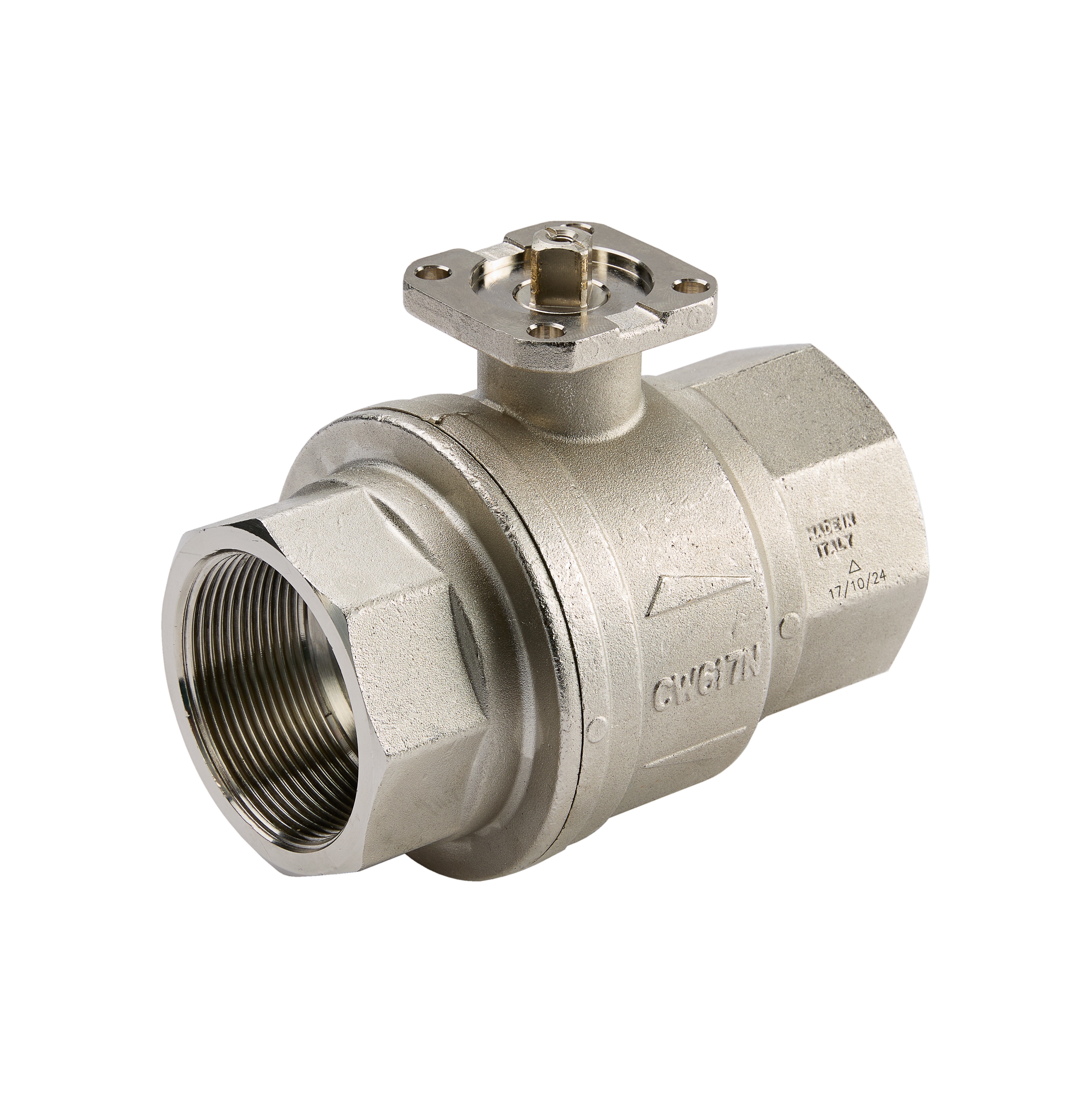 Electrically Actuated Ball Valves - Nickel-Plated Brass