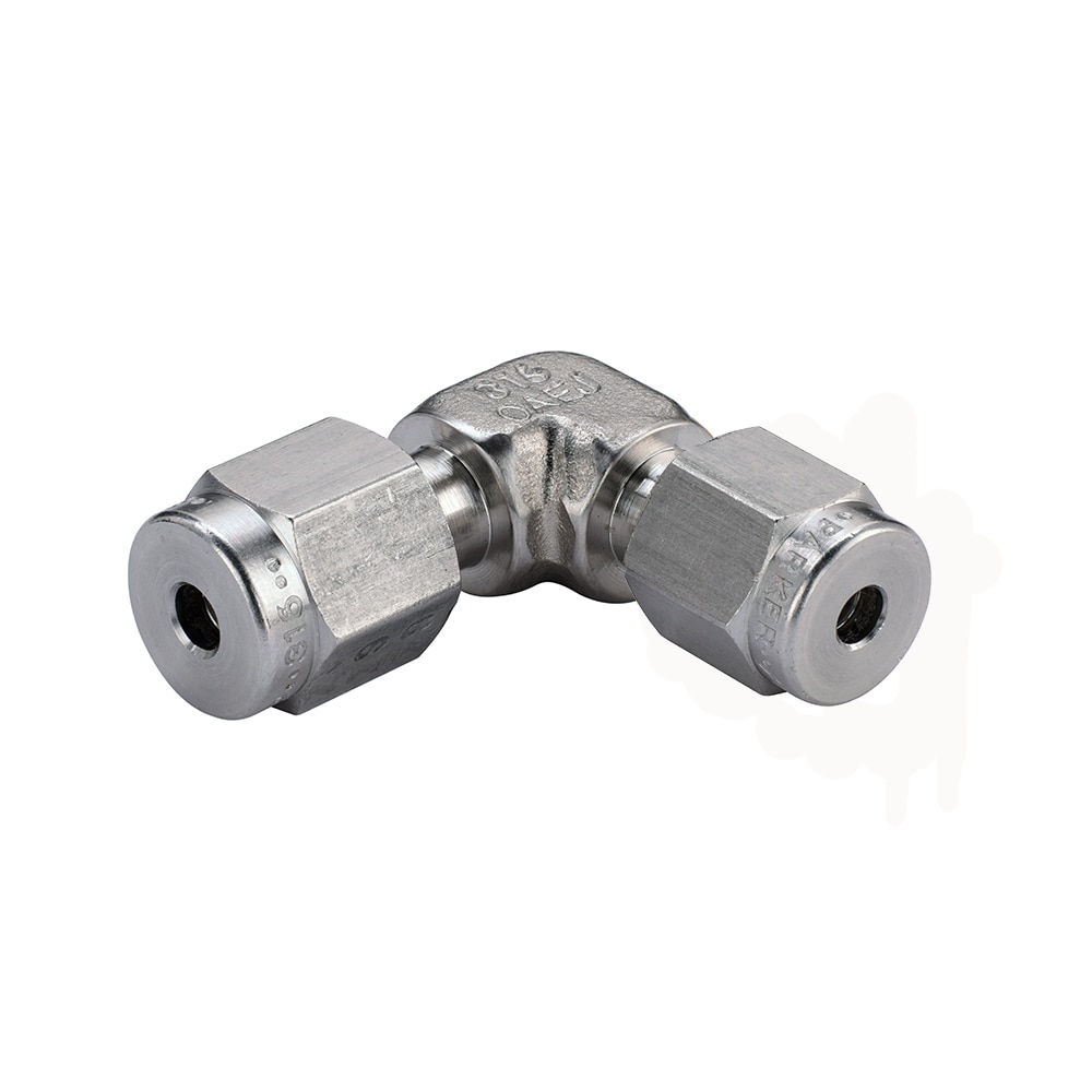Parker Tube Fitting, Drop Size Elbow - A-LOK Series