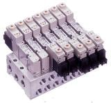 Compact 5-port pilot operated solenoid valve, ADEX valve series /A05/12/20