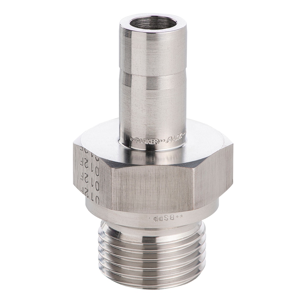 Parker Tube Fitting, BSPP Tube End Adapter - A-LOK Series