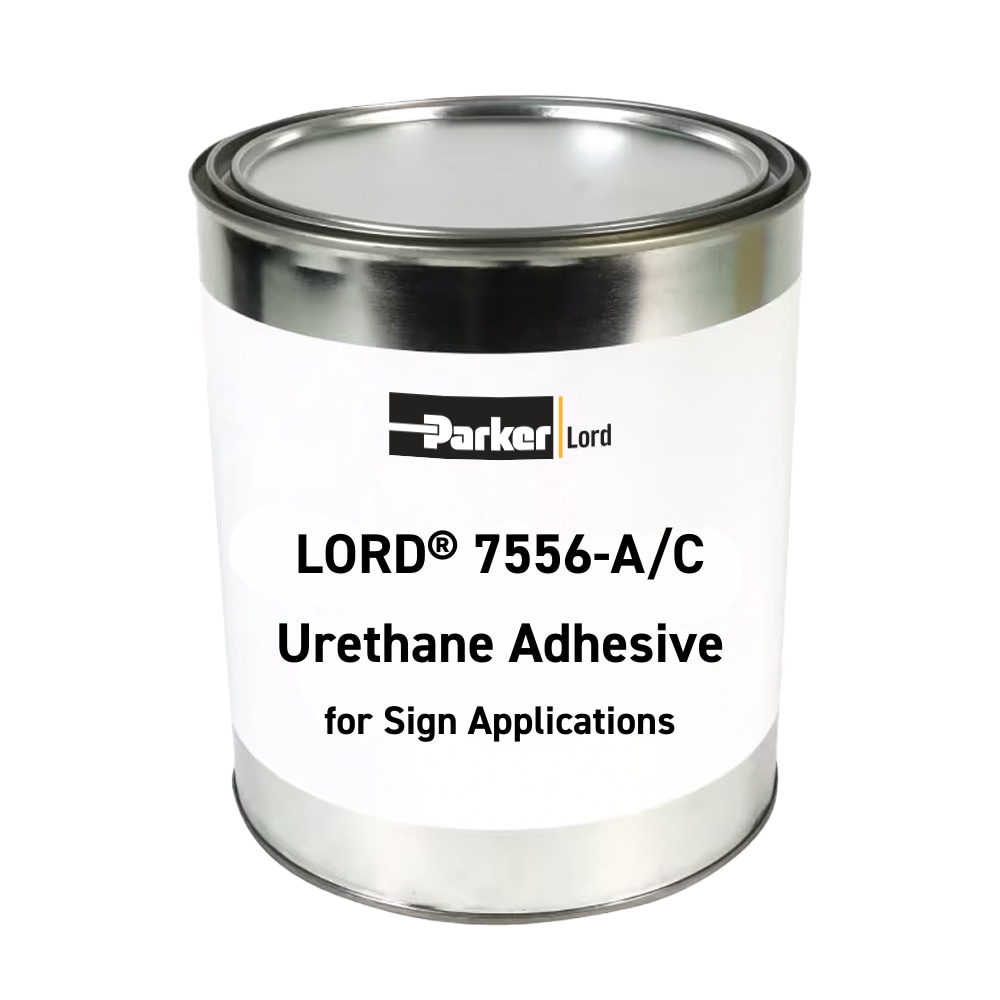 LORD® 7556-A/C Urethane Adhesive for Sign Applications