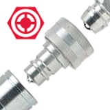 Pioneer OEM用互换型阴接头与阳接头 (1/2”) - 农机快换接头,可与OEM品牌拖拉机连接互换