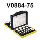 75 度氟橡胶成套O型圈维修盒,通用应用,棕色