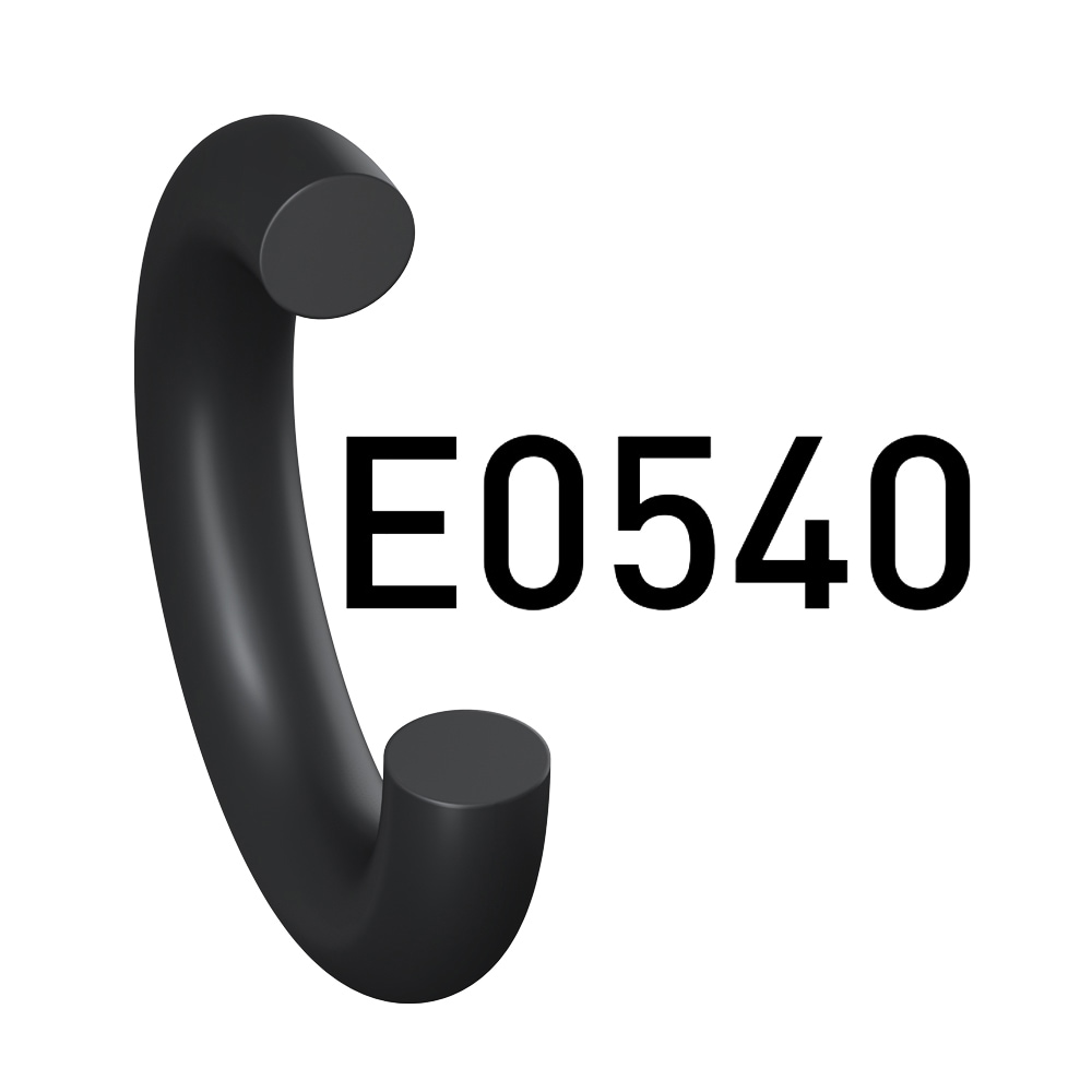 80硬度乙丙橡胶O形圈，通用型, 黑色 (Praedifa系列 E0540-80)