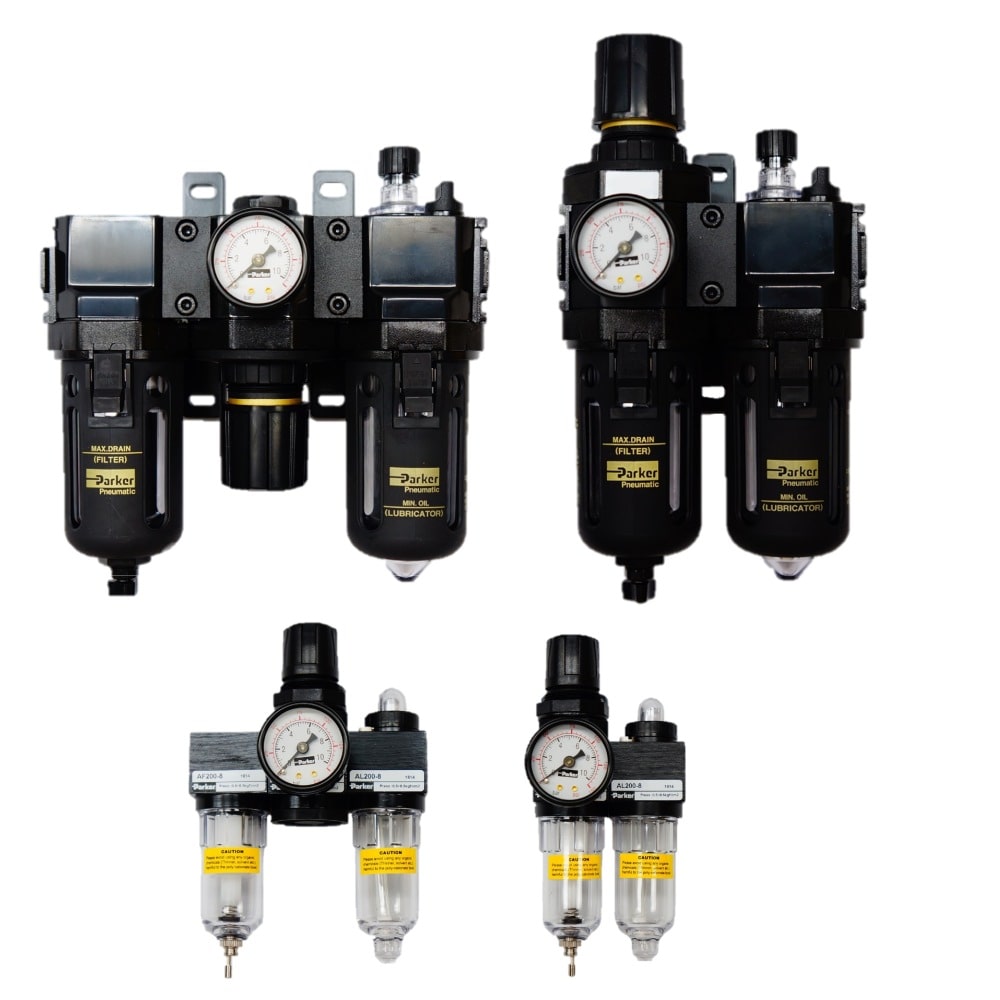 AU200 / 320 /420 and AU210 / 321 / 421- Pneumatic modular type F.R.L. unit